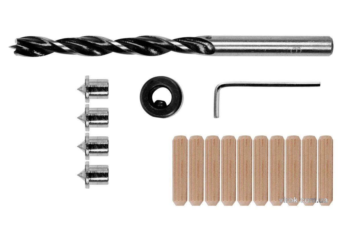 YATO Засоби для кілкових сполучень YATO з діаметром 8 мм, набір, 17 шт.  | YT-44111