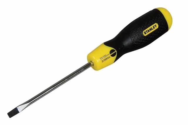 STANLEY 0-64-916 Отвертка "Cushion Grip" (-) Sl 5,0 мм 100мм на блистере