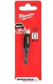 MILWAUKEE Утримувач для біт магнітний ShW1/4 , 60мм | 4932352406