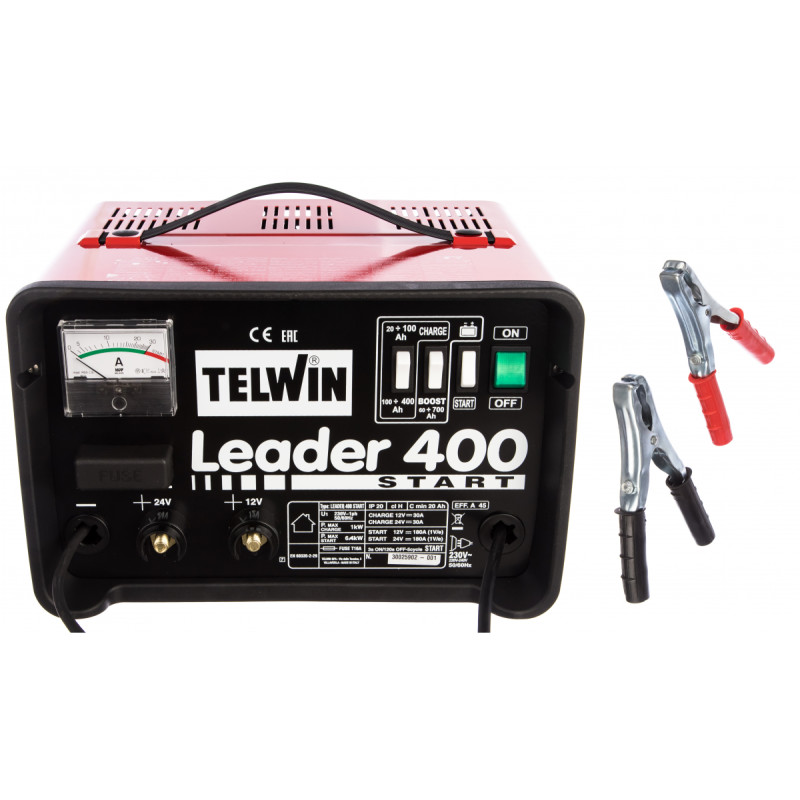 TELWIN Пускозарядное устройство Telwin LEADER 400 START 230V 12-24V | 807551