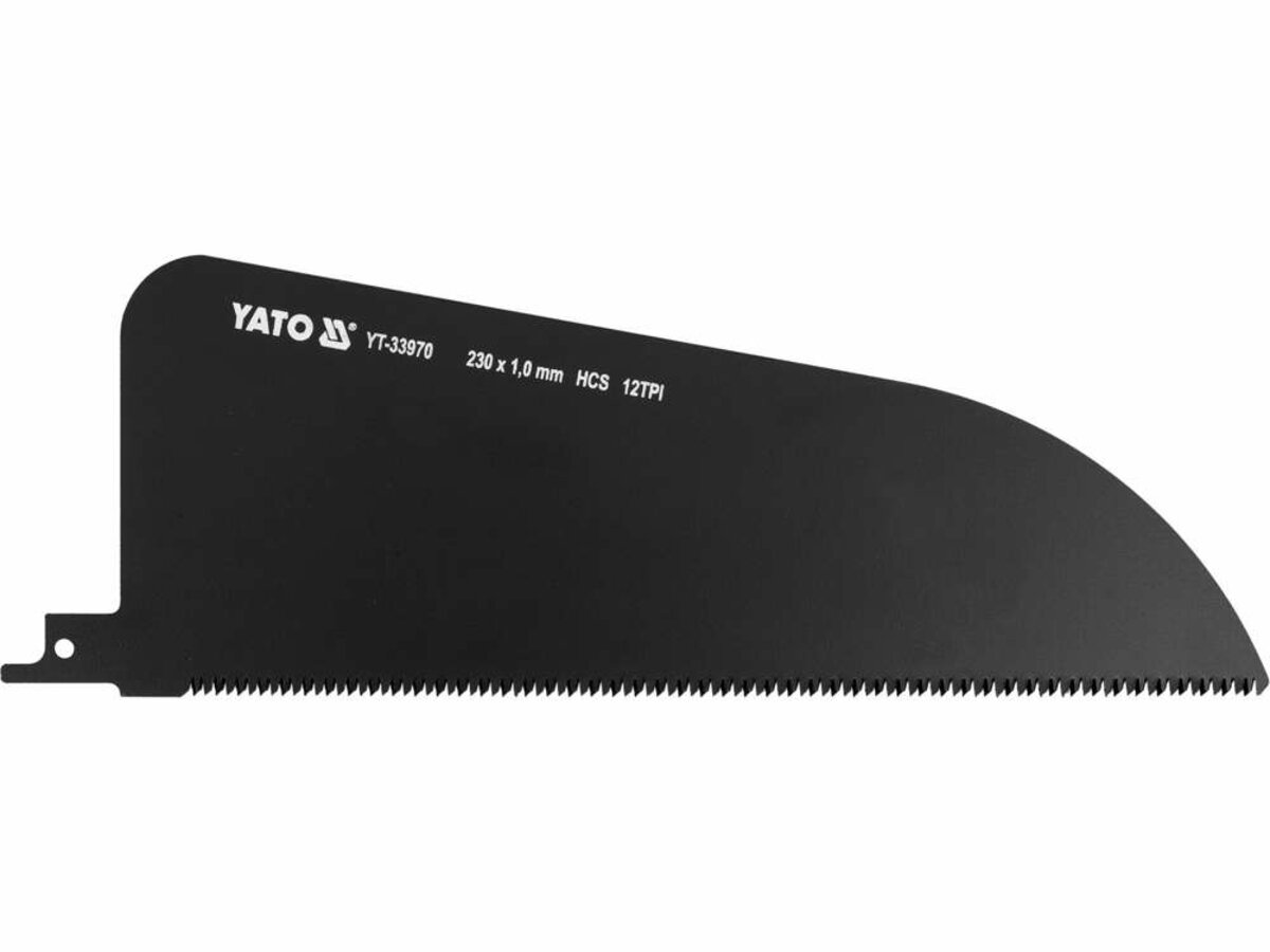 YATO Полотно по дереву до шаблевої пили HCS YATO: прямий різ, 230x 65 мм, t= 1 мм, 12 зубів/1"  | YT