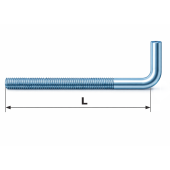 Винт-крюк L с метрической резьбой  4х40 (упаковка 10 шт.)