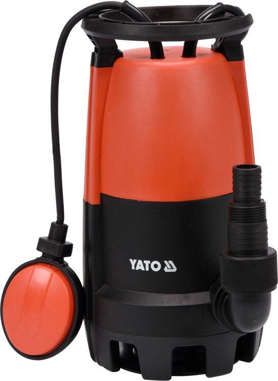 YATO Насос для брудної води мережевий YATO: 900 Вт, 18000 л/год, макс.висота- 8.9м, макс.глибина- 7 