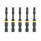 Бита ударная IMPACT TORSION EXTREME DeWALT Torx, Т30, L=50 мм, 5 шт DT7398T