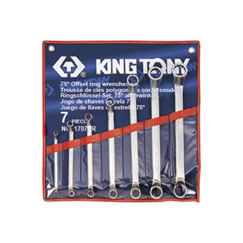 KING TONY Набор накидных ключей KING TONY 1/4"-9/8", 7 шт. 1707SR | 1707SR