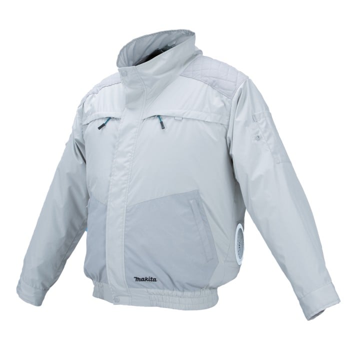Акумуляторна куртка з вентиляцією та плечовими накладками Makita DFJ405ZXL (10.8-18 В, без АКБ, XL)