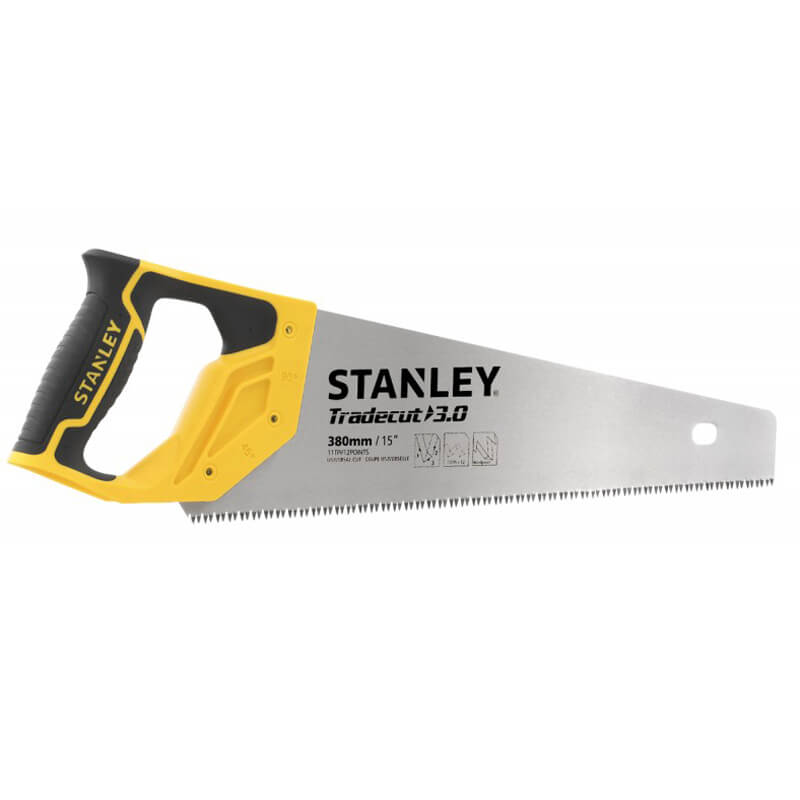 STANLEY Ножовка "Tradecut" универсальная с закаленными зубьями, L = 380мм, 11 tpi.