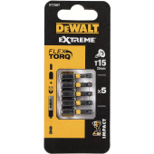 Набір біт DeWALT, ударні, IMPACT TORSION, Torx, T15, L=25 мм, 5 шт