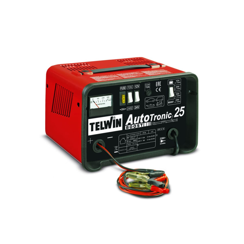 TELWIN Зарядное устройство Telwin AUTOTRONIC 25 BOOST 230V 12V/24V | 807540