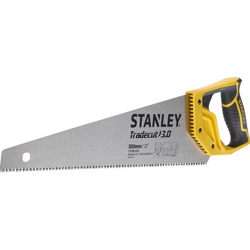 STANLEY Ножовка "Tradecut" универсальная с закаленными зубьями, L = 500мм, 11 tpi.