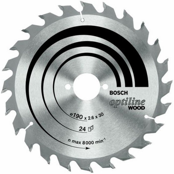 Пиляльний диск Bosch Optiline Wood (160х20х24Т) (2608640596)