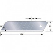 Сегментные лезвия 22 мм TAJIMA Endura J- Blade, CB62H, 10шт