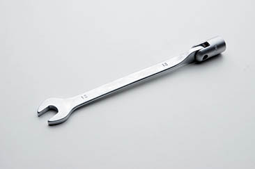 Ключ рожково - накидной шарнирный CrV 12мм СИЛА