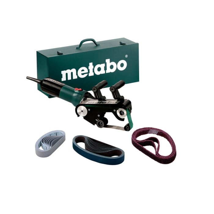 Стрічкова шліфувальна машина Metabo RBE 9-60 Set (0.9 кВт, 60 мм) (602183510)
