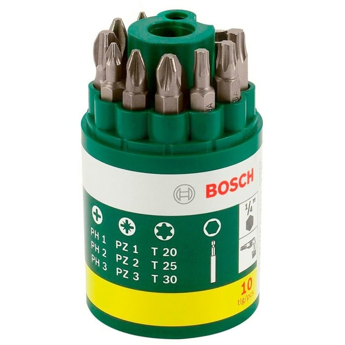 Набір біт Bosch (9 шт. + універсальний тримач) (2607019452)