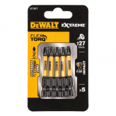 Набір біт DeWALT, ударні, IMPACT TORSION, Torx, Т27, L=57 мм, 5 шт