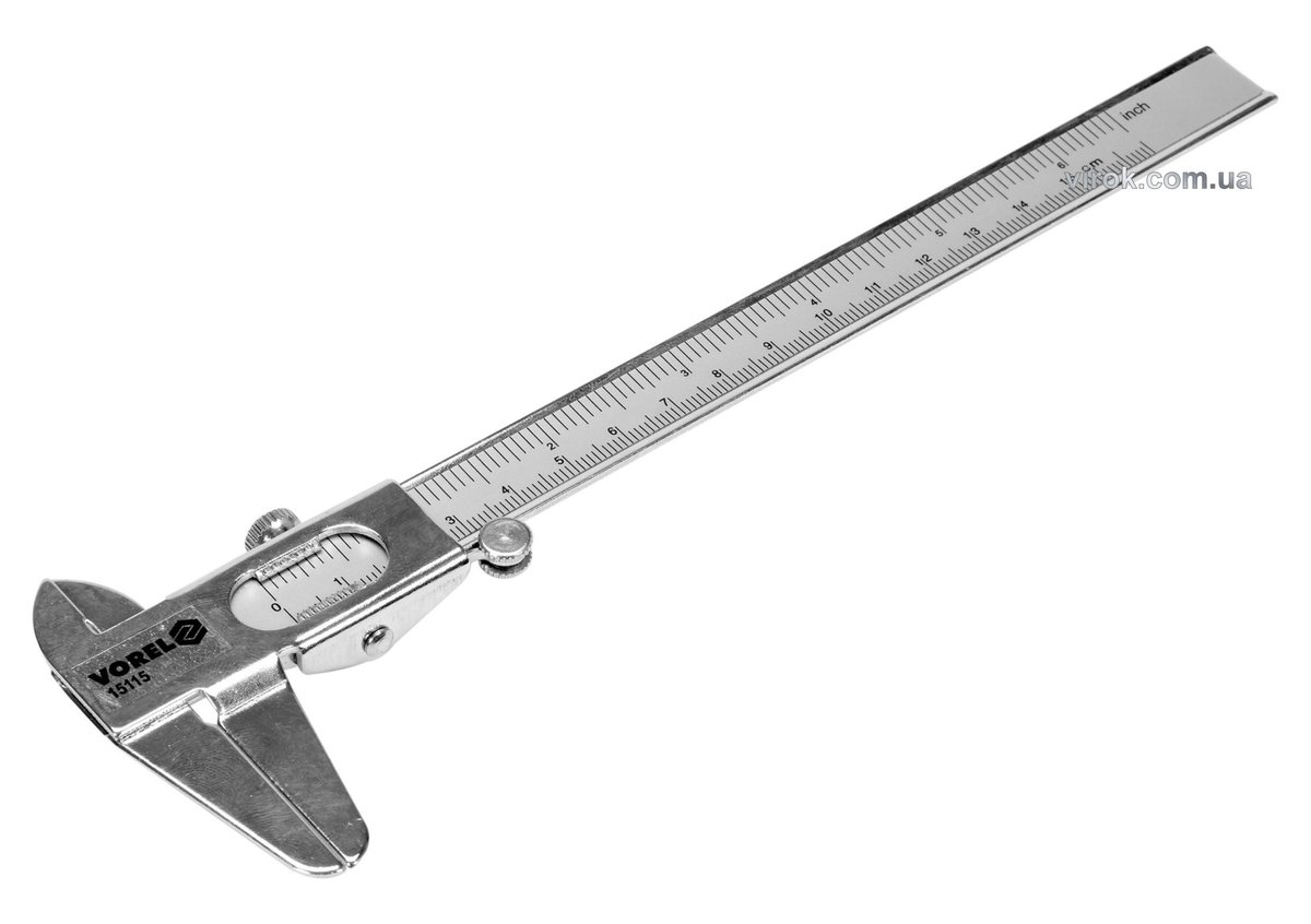 VOREL Штангенциркуль : l= 150 мм, з метричною і дюймовою шкалами  | 15115