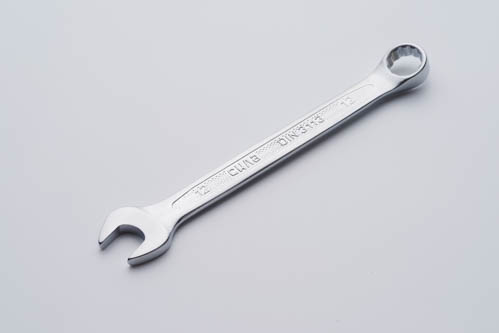 Ключ рожково - накидной CrV 12мм (холодныйштамп DIN3113) СИЛА