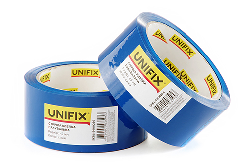 Лента клейкая упаковочная синяя SKBL-5400266 UNIFIX