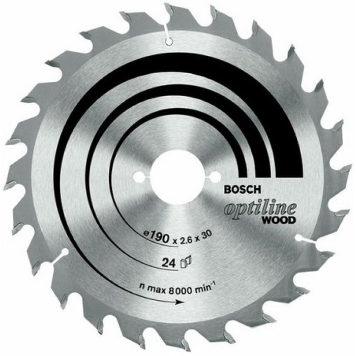 Пиляльний диск Bosch Optiline Wood (190х30х48Т) (2608640617)