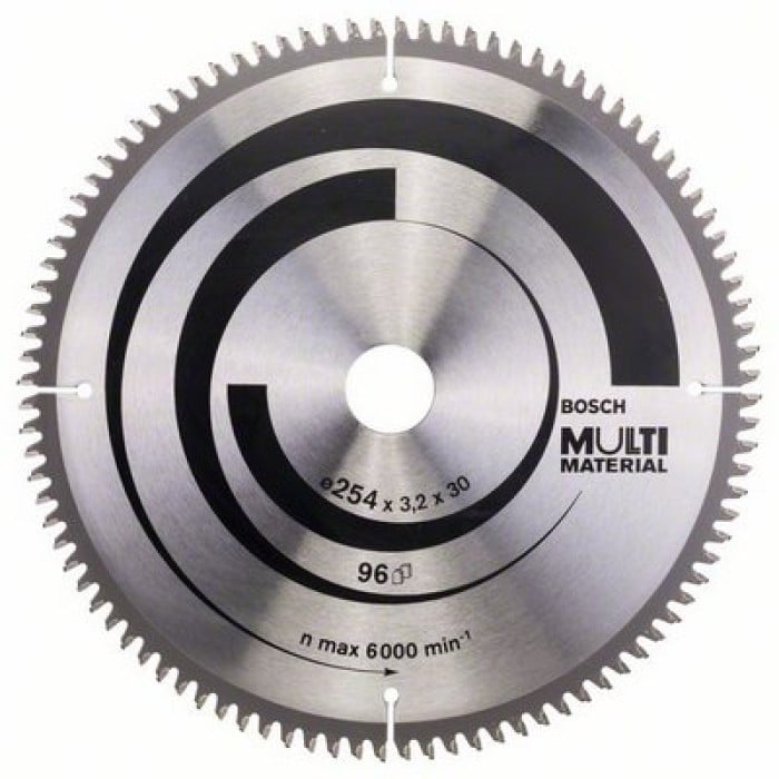 Пиляльний диск Bosch Multi Material (254х30х96Т) (2608640451)