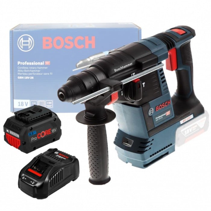 Перфоратор Bosch GBH 18V-26 Professional (18 В, 8 А*год, 2.6 Дж) (0615990M3N)