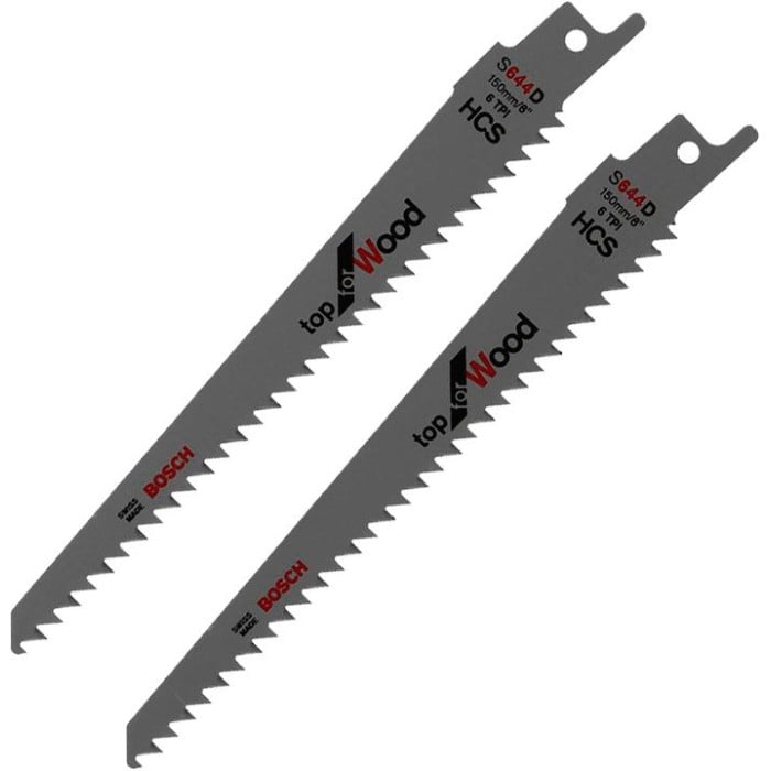 Пильні полотна для ножівки Bosch S 644 D HCS (152 мм, 2 шт.) (2609256701)