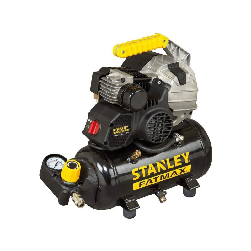 STANLEY FATMAX Безмасляный компрессор STANLEY FATMAX 227/8/6E (ресивер 6 л, пр-сть 222 л/мин) | HYBE