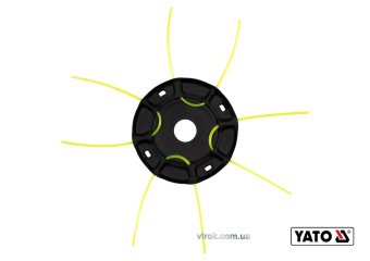 YATO Головка для кріплення жилки до газонокосарок YT-85001, YT-85003 YATO: Ø=2-3 мм, l=300-430 мм ст