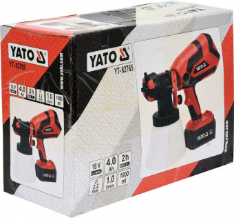 YATO Краскопульт аккумуляторный 18В 4Ач YATO YT-82765