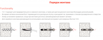 Fischer FAZ II Анкерный болт 8х75/10 HC сталь 501428