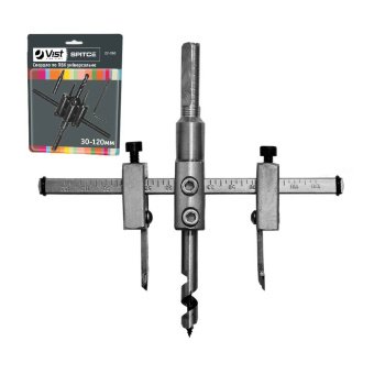 Свердло по ПВХ, деревині, гіпскартону, універсальне 30-120мм Spitce | 22-060