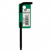 BONDHUS Ключ TORX 10х80мм, Г-образный, CrV сталь, сферич.