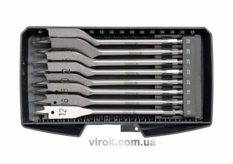 YATO Свердла перові по дереву YATO: 6-гранний хвостик HEX-1/4", Ø=12-32 мм, L=152мм. (Набір/8 Шт.)  