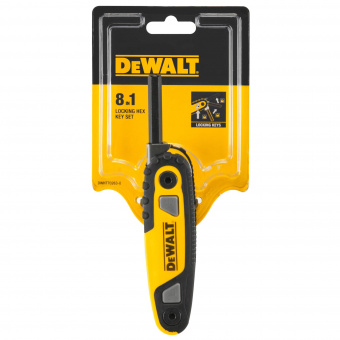 DeWALT Набір шестигранних ключів, HEX: 1.5, 2, 2.5, 3, 4, 5, 6, 8 мм, метричних.