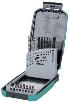 Wolfcraft комбинированный набор сверл  // 7117000