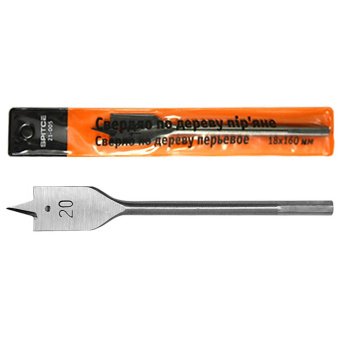 Свердло по дереву піряне, 14х160мм Spitce | 21-003