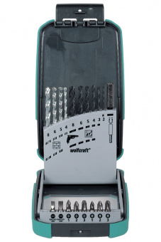 Wolfcraft комбинированный набор сверл  // 7116000