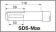 MILWAUKEE Долото пласке SDS-MAX , 300х80мм | 4932343744