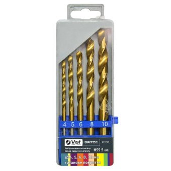 Набір свердел по металу 13шт (2-8мм) Spitce | 20-921