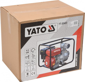 YATO Мотопомпа YATO 4" 7,7 к.с. 96м³/год  | YT-85403