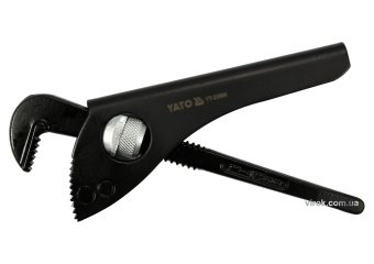YATO Ключ до труб тип "Німецький" YATO з розвод. губок- 45 мм, глиб.- 20 мм, L = 175 мм (7")  | YT-2
