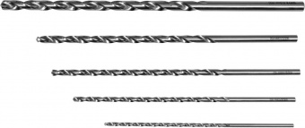 YATO Свердла по металу довгі YATO: HSS, Ø= 3, 4, 5, 6, 8 мм, l= 150- 240 мм, 5 шт.  | YT-39820