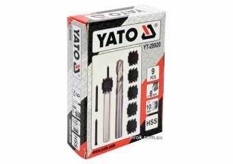 YATO Засоби для висвердлення точкової зварки YATO, 9 елементів  | YT-28920
