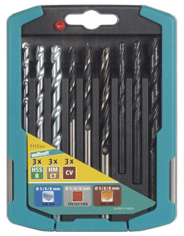 Wolfcraft набор насадок для сверления  // 8611000