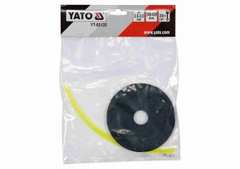YATO Головка для кріплення жилки до газонокосарок YT-85001, YT-85003 YATO: Ø=2-3 мм, l=300-430 мм ст
