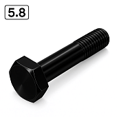 Болт DIN 931 M8x80 5,8