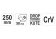 YATO Ключ розвідний : L= 250 мм. з розводом губ- 50 мм. Сr-V