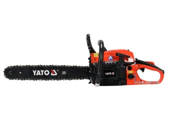 YATO Бензопила ланцюгова YATO; 56,5 см³, 2,5 кВт, шина- 20" (48 см)  | YT-84910
