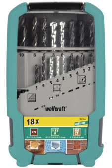 Wolfcraft комбинированный набор сверл  // 8615000